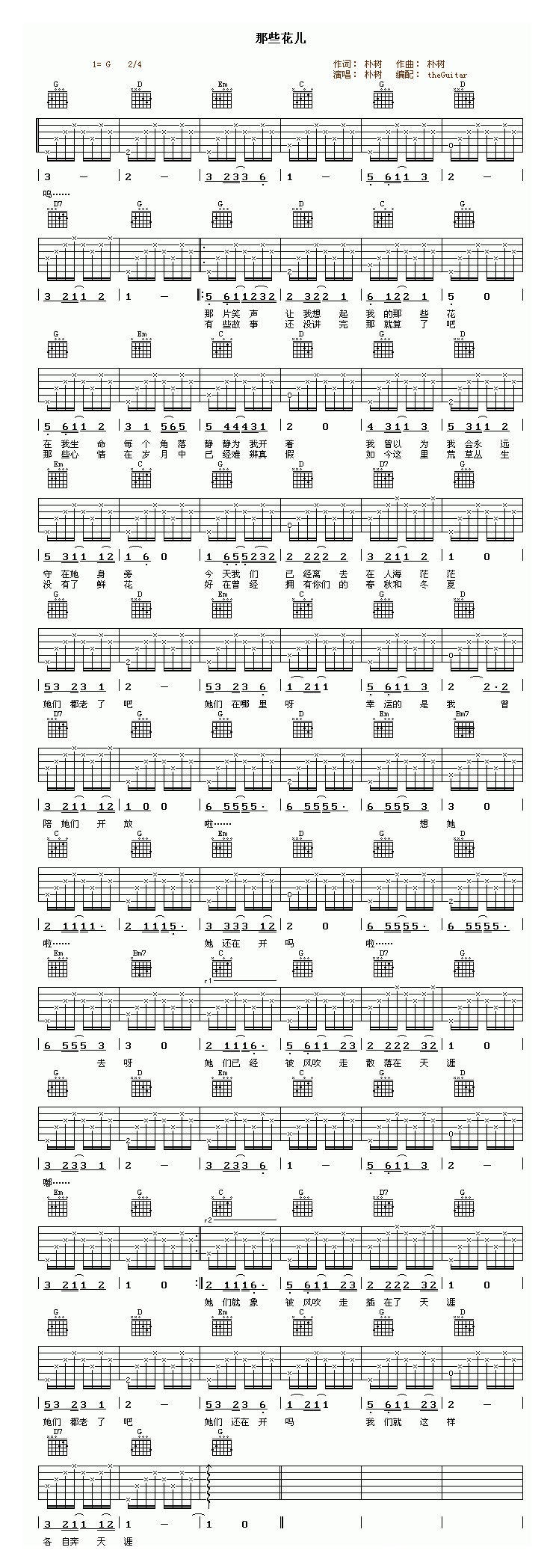 最适合吉他新手入门的几首歌,进阶必学歌曲