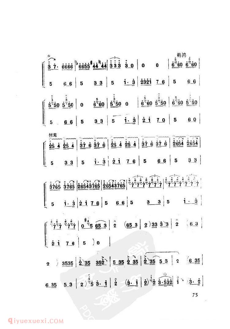 百鸟朝凤 <wbr>唢呐 <wbr>曲谱 百鸟朝凤 <wbr>唢呐 <wbr>曲谱