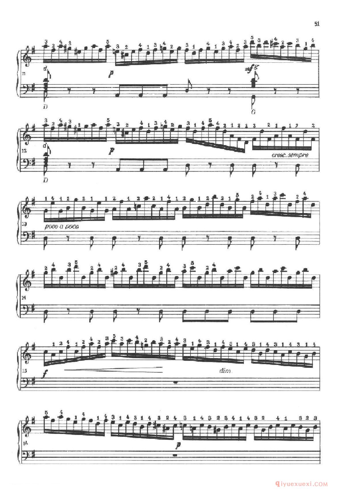《车尔尼手风琴练习曲集》第Ⅱ册(第21—23首)