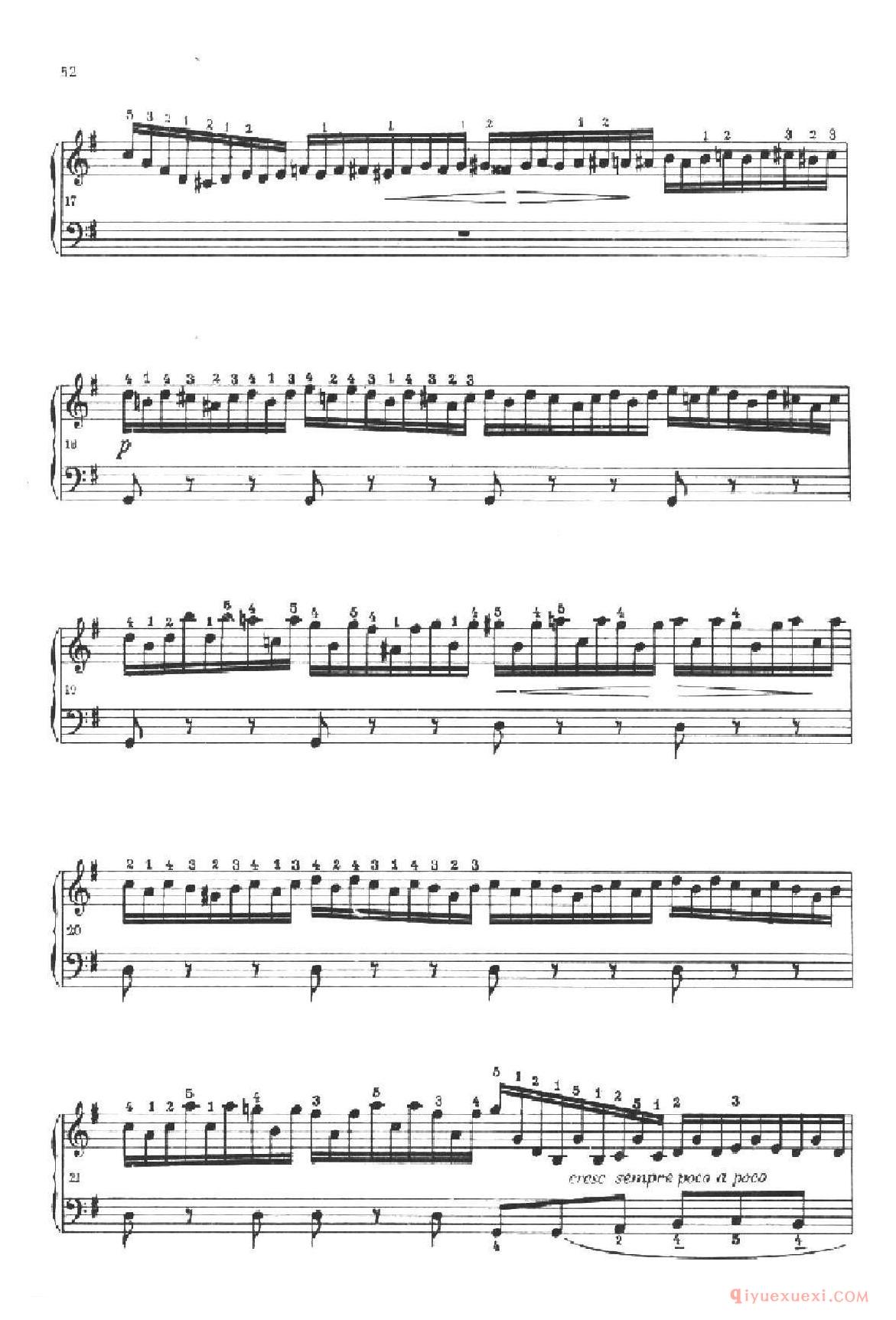 《车尔尼手风琴练习曲集》第Ⅱ册(第21—23首)