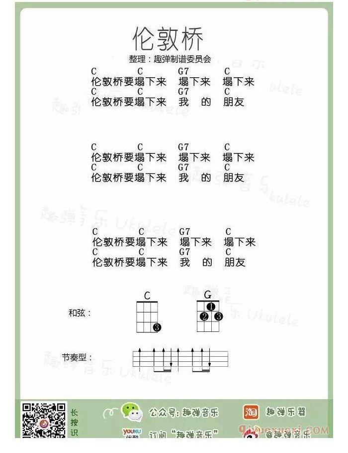 六一儿歌ukulele谱集 | 新手弹唱+指弹谱17首合集(趣弹)