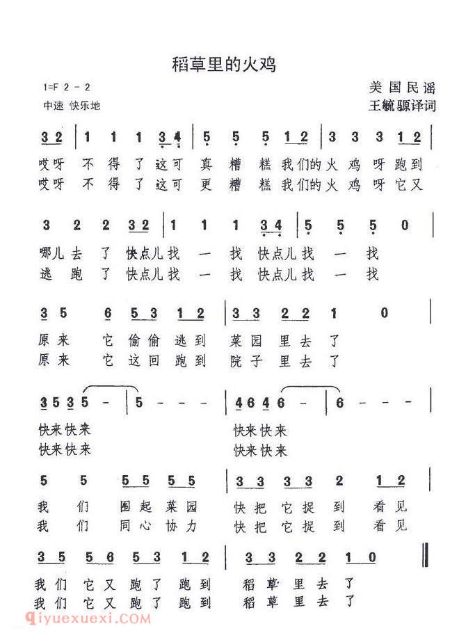 稻草里的火鸡 | 美国