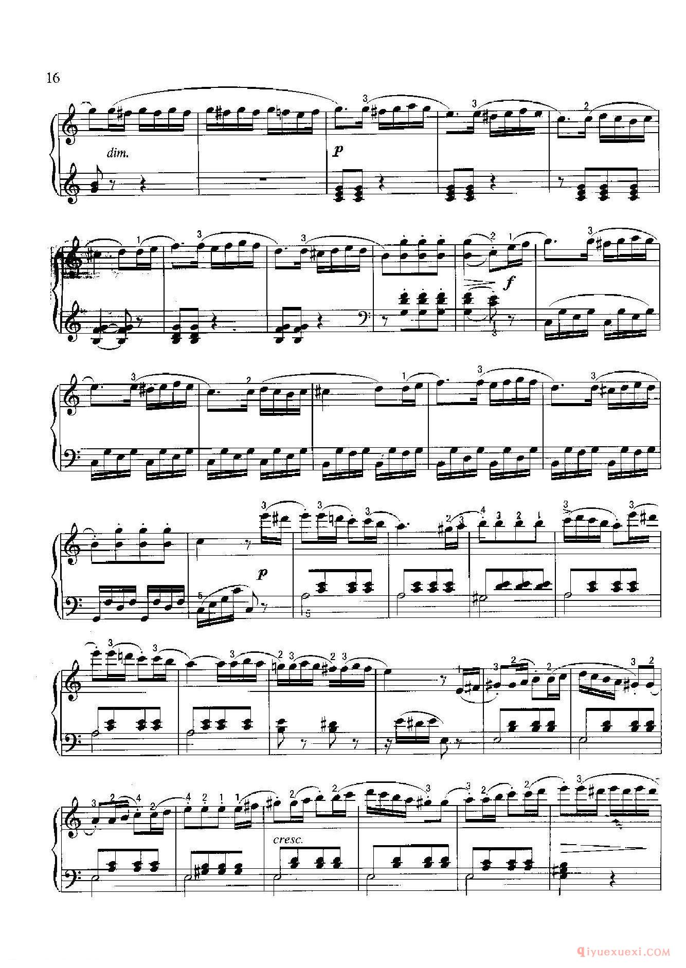 小奏鸣曲(Sonatine) 0p.20-l 库劳