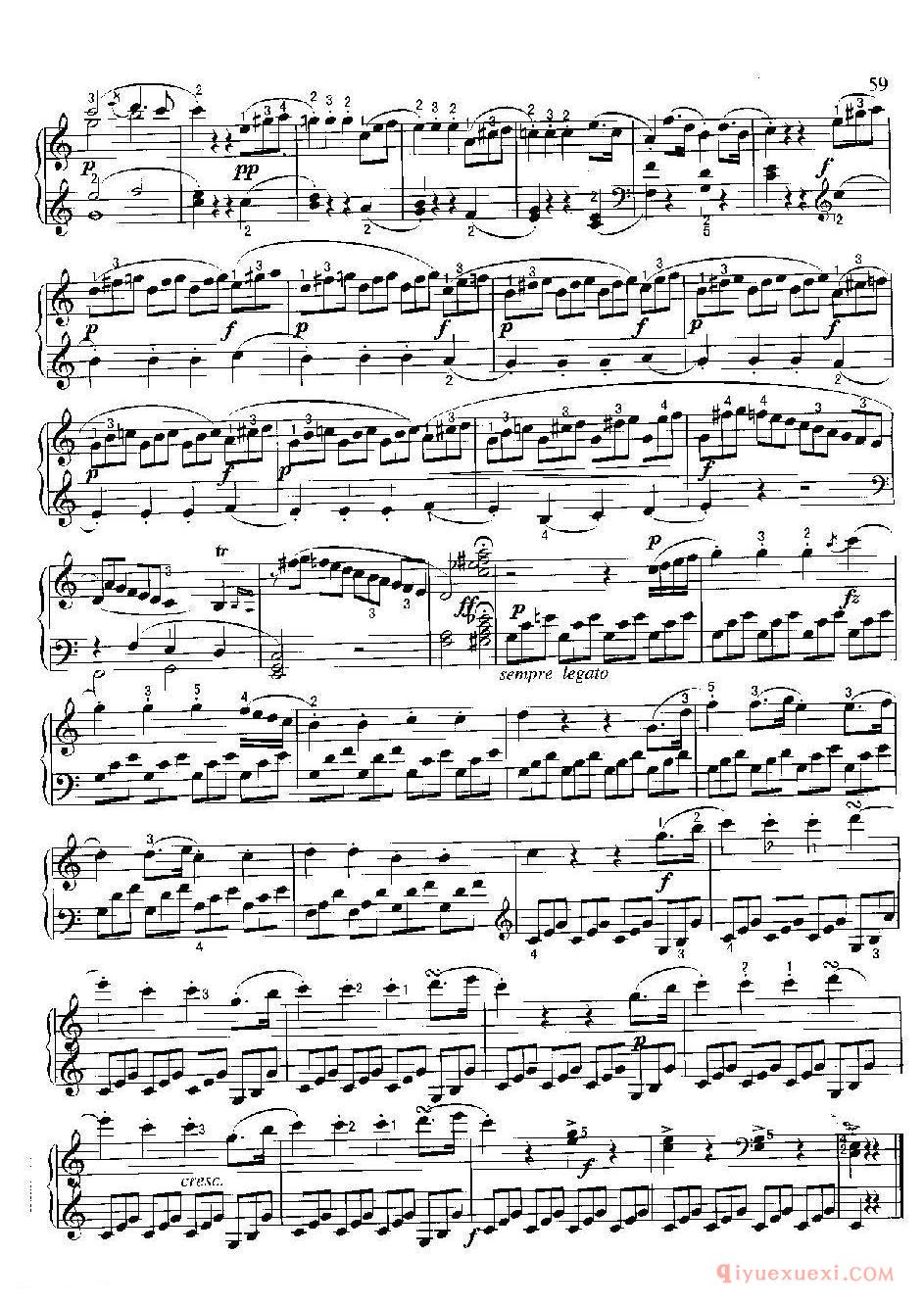 奏鸣曲(C大调)(Sonata in C)海顿