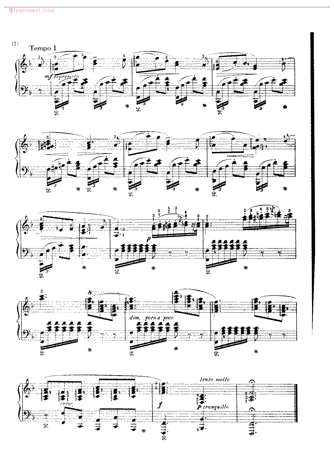 钢琴曲精选：花之歌（Blumenlied)兰格
