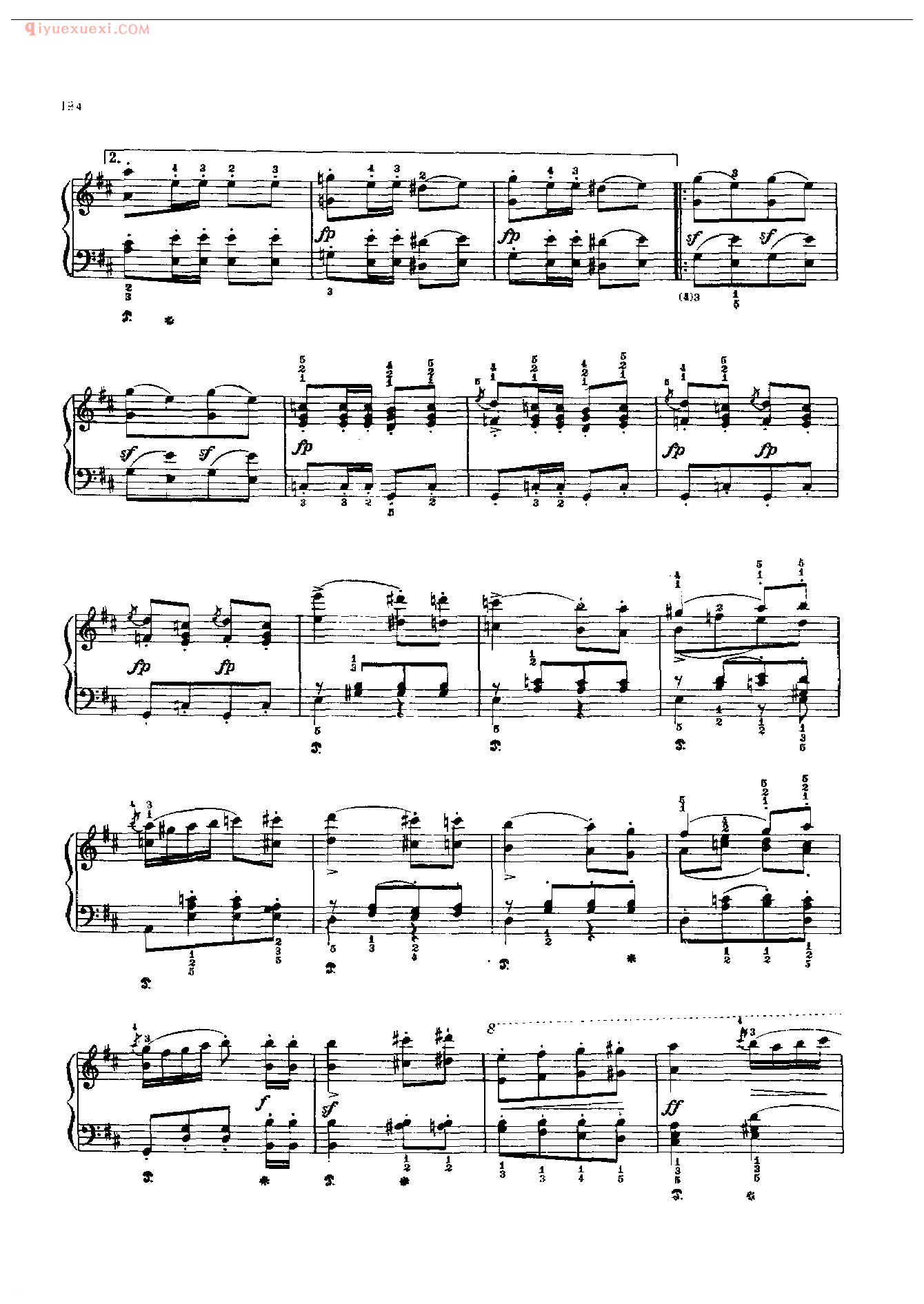 钢琴曲精选:军队进行曲(Marche Militaire) 舒柏特