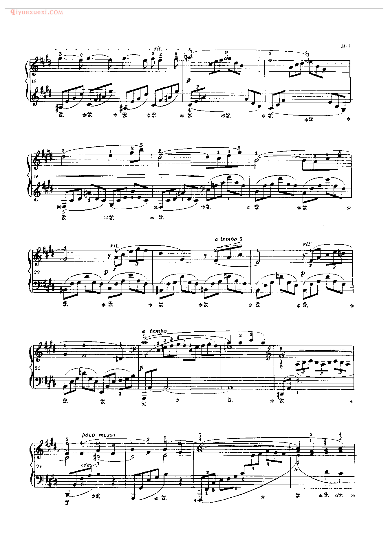 钢琴曲精选:阿拉伯风格 第1首 (Arabesque 1) 德彪西