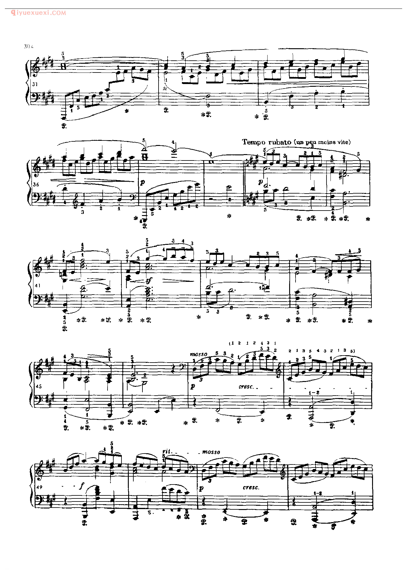 钢琴曲精选:阿拉伯风格 第1首 (Arabesque 1) 德彪西