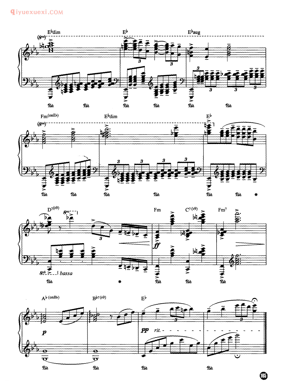 理查德克莱德曼名曲_如果爱上你_钢琴乐谱