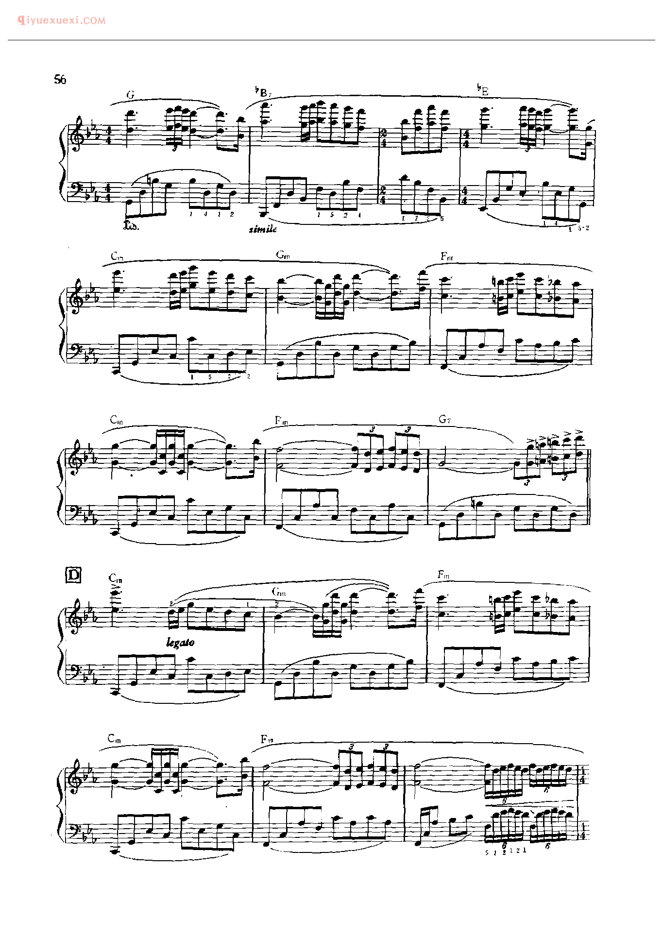 理查德克莱德曼钢琴曲_爱的协奏曲_保罗·德·森级维尔曲