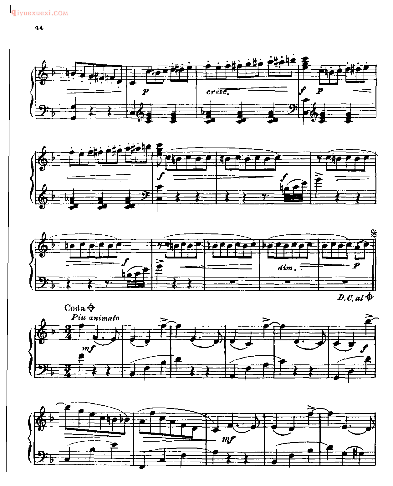 轻音乐钢琴名曲_valse Lente Coppelia_缓慢的圄舞曲_芭蕃舞剧《葛培利亚》选曲_莱奥·德里布