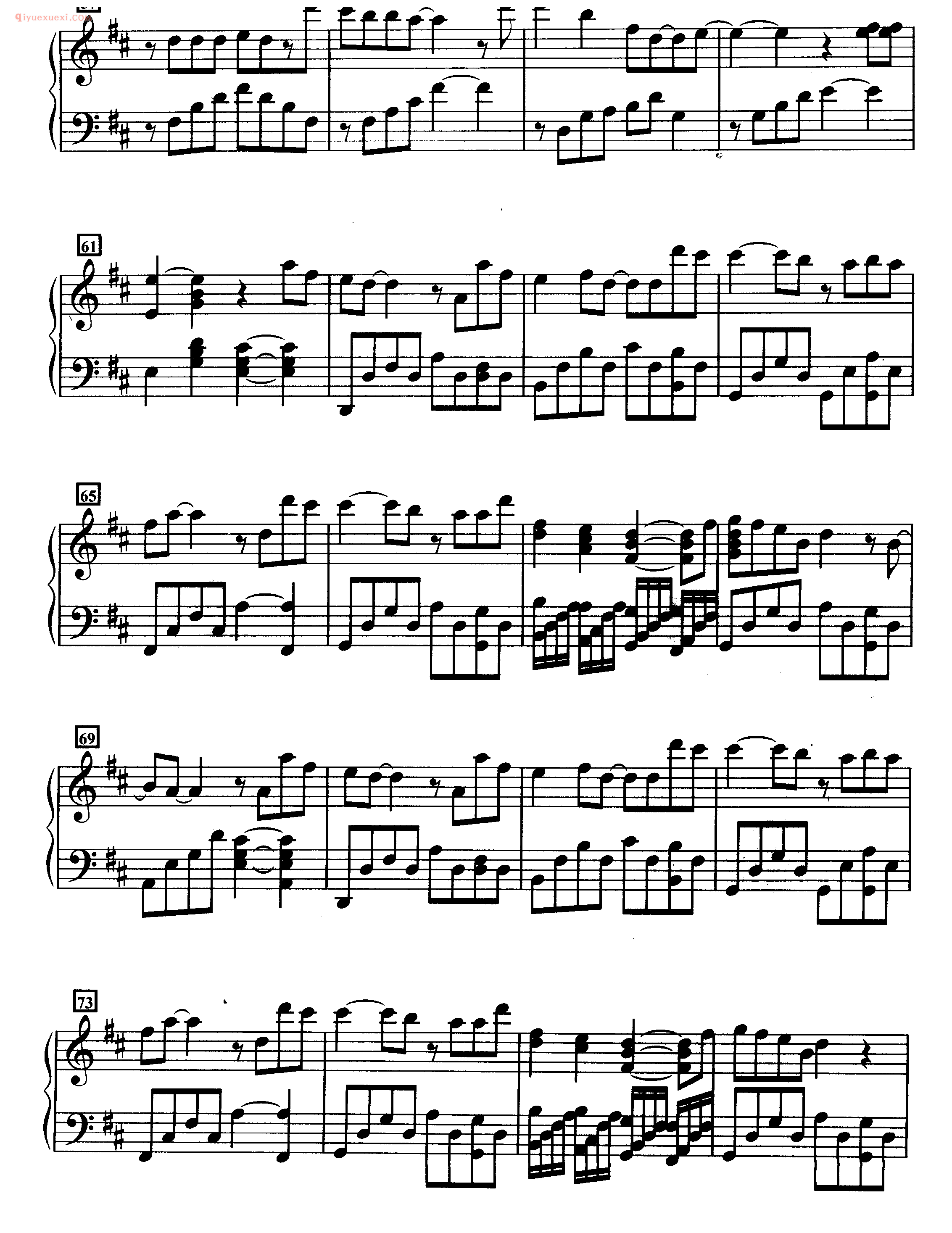 王菲歌曲钢琴谱《我愿意》作词:姚谦_作曲:黄国伦_编曲:张亚东