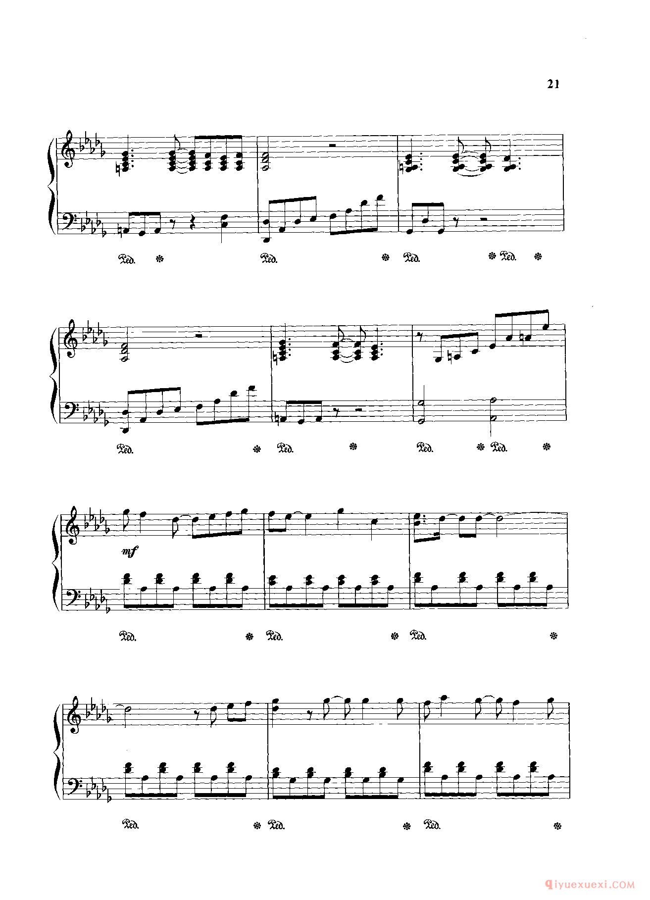 动漫音乐钢琴谱_愿い?とっ?け《名侦探柯南》片尾曲