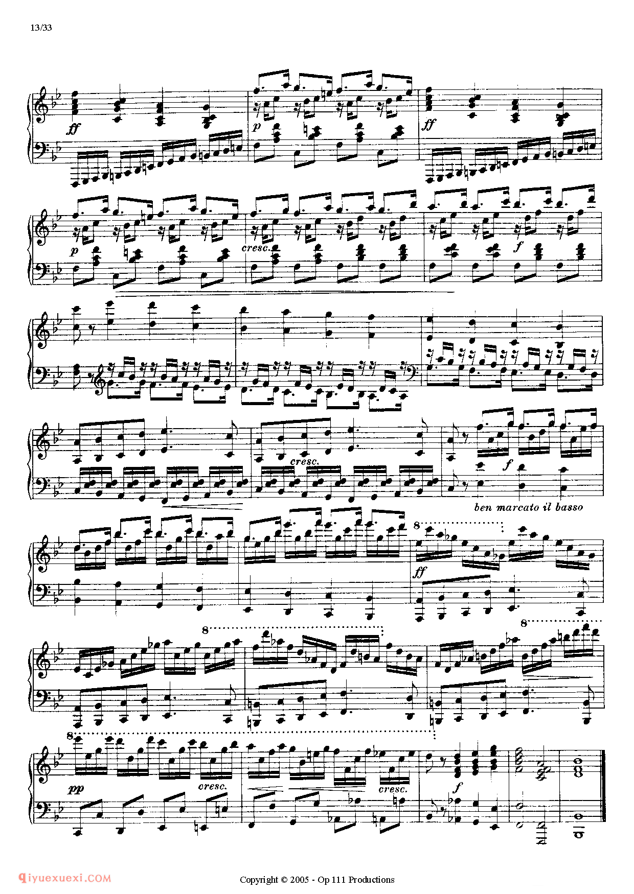 李斯特超级技巧练习曲(Liszt 12 Etudes D'execution Transcendante)初版超技_超高难度钢琴谱