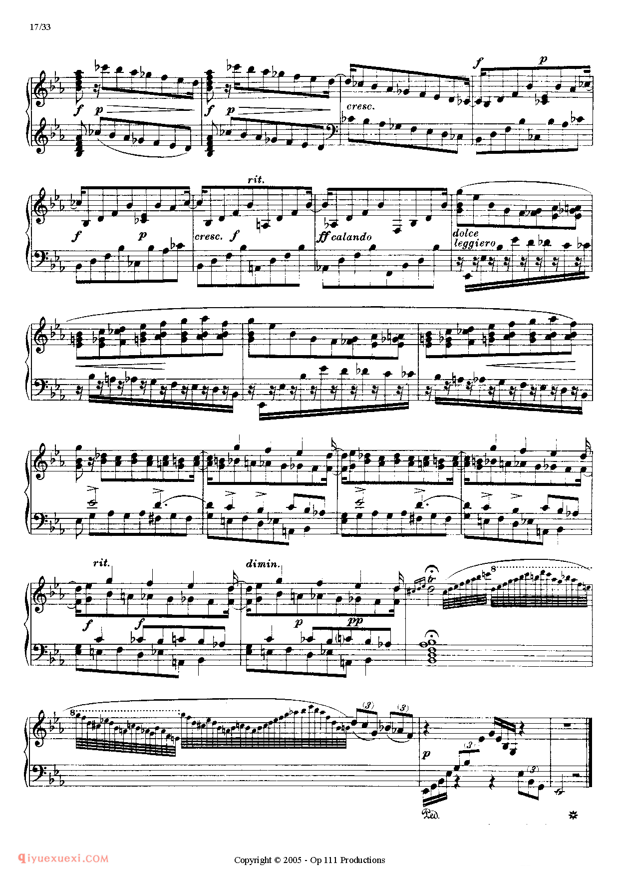 李斯特超级技巧练习曲(Liszt 12 Etudes D'execution Transcendante)初版超技_超高难度钢琴谱