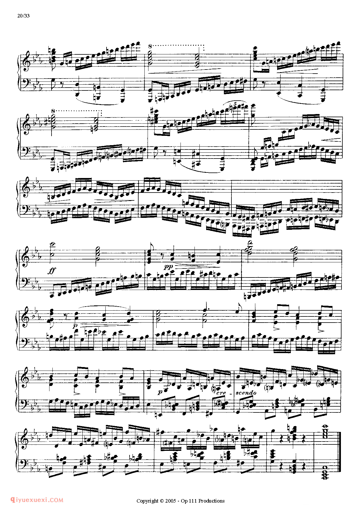 李斯特超级技巧练习曲(Liszt 12 Etudes D'execution Transcendante)初版超技_超高难度钢琴谱
