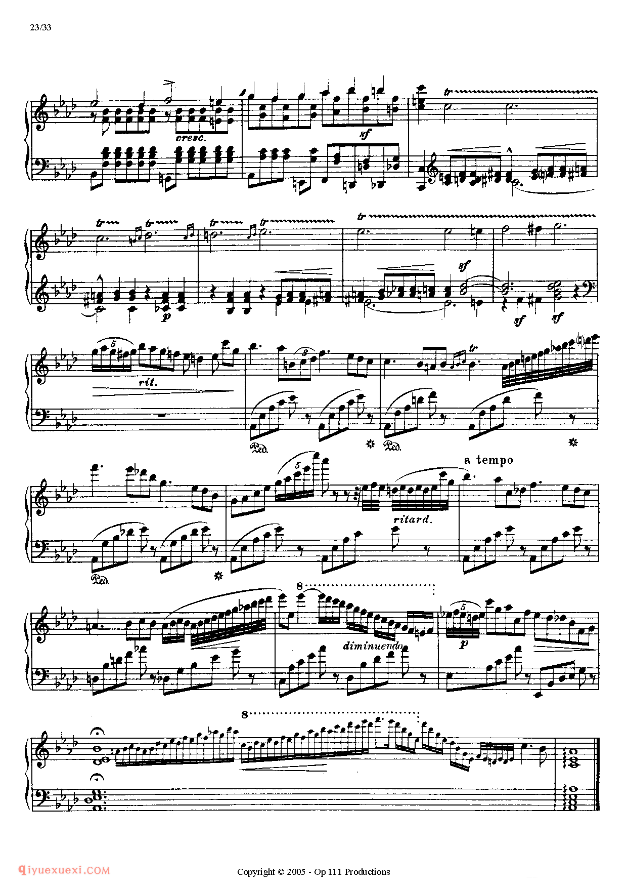 李斯特超级技巧练习曲(Liszt 12 Etudes D'execution Transcendante)初版超技_超高难度钢琴谱