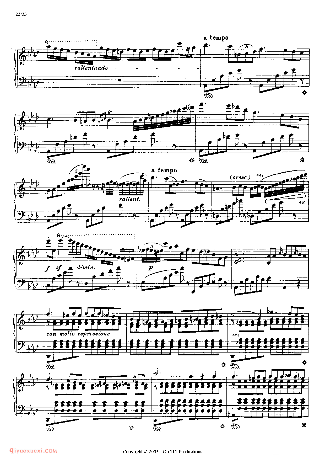 李斯特超级技巧练习曲(Liszt 12 Etudes D'execution Transcendante)初版超技_超高难度钢琴谱