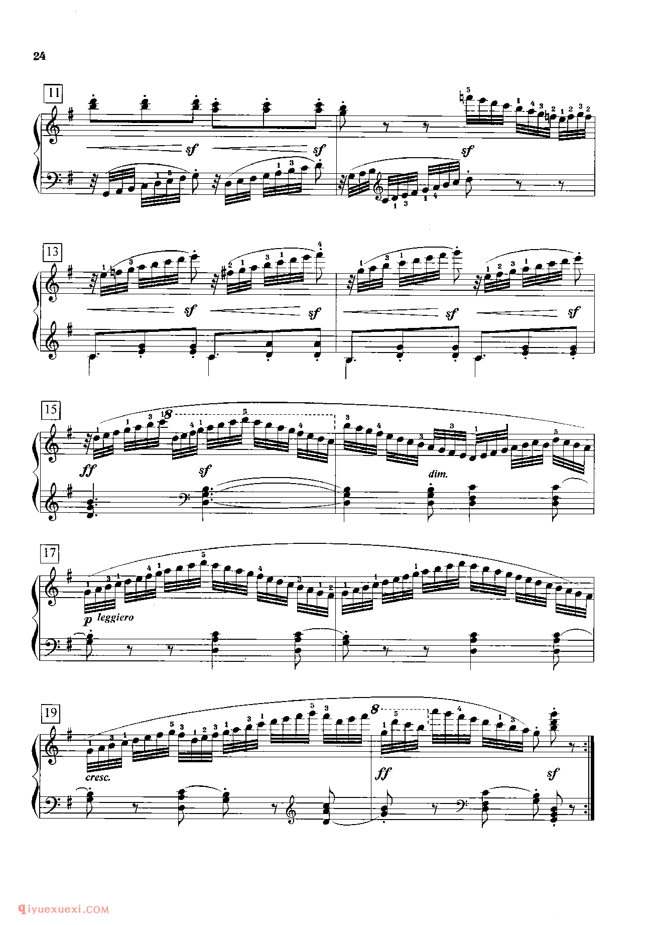 车尔尼钢琴流畅练习曲作品849(1-30首)教学版/程宪伟