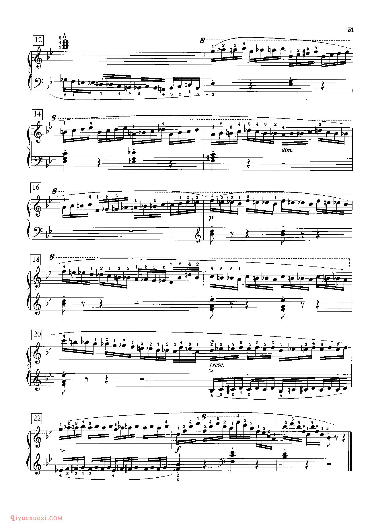 车尔尼钢琴流畅练习曲作品849(1-30首)教学版/程宪伟