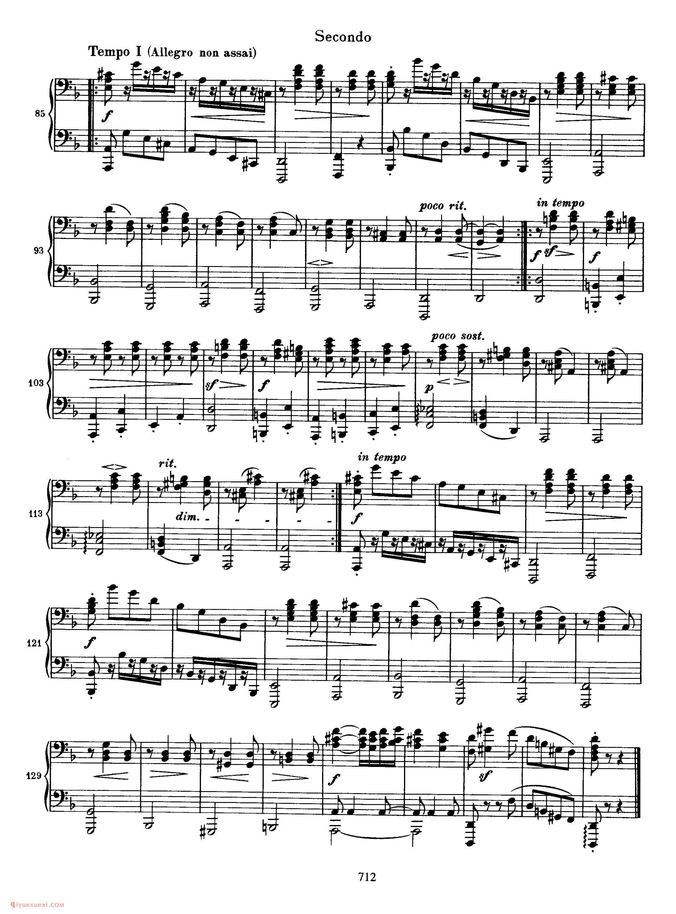 Hungarian Dance No.2 in D Minor_勃拉姆斯《匈牙利舞曲》四手联弹