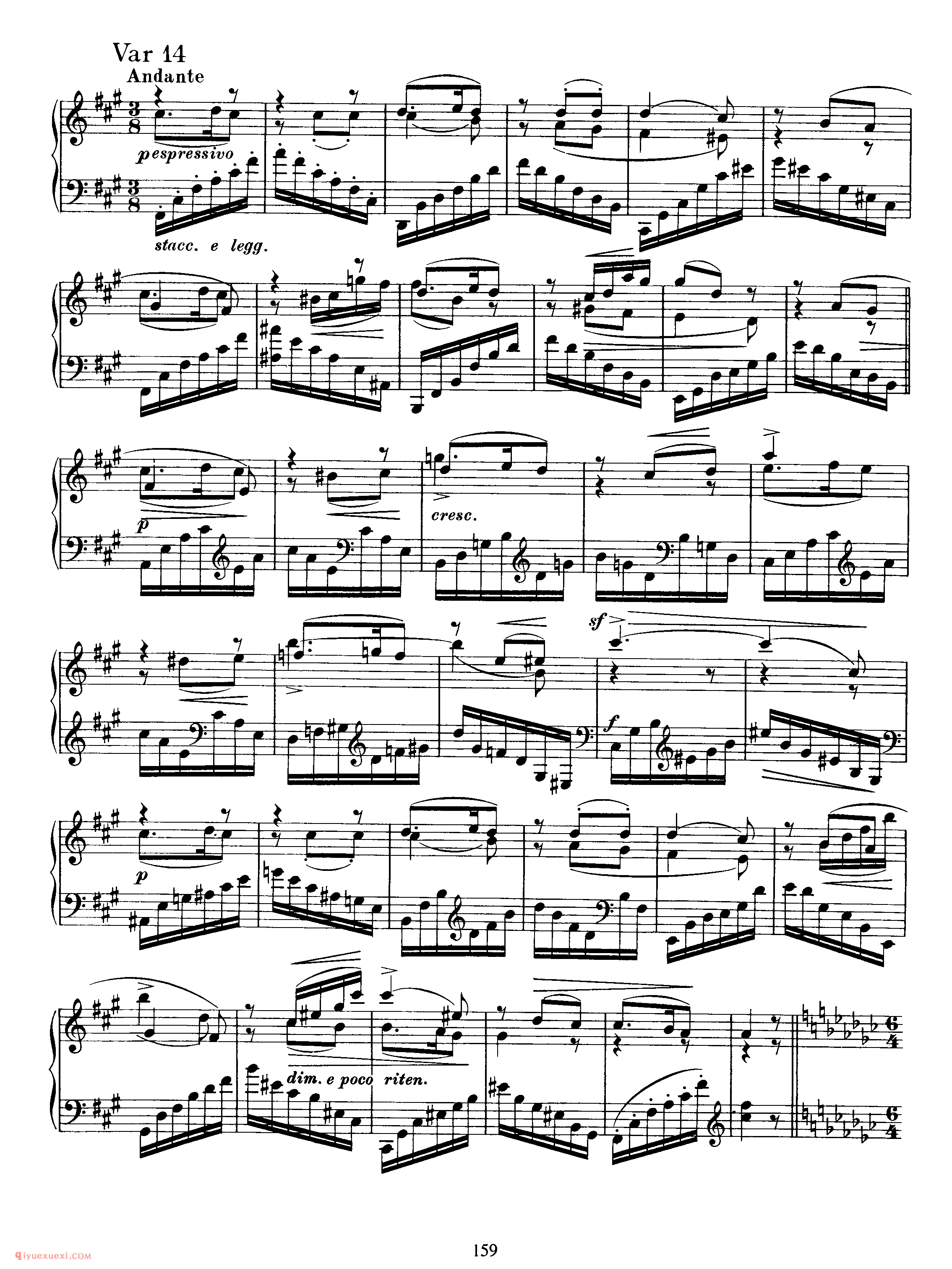Variations on a Theme by Schumann, Op 9_变奏曲_勃拉姆斯
