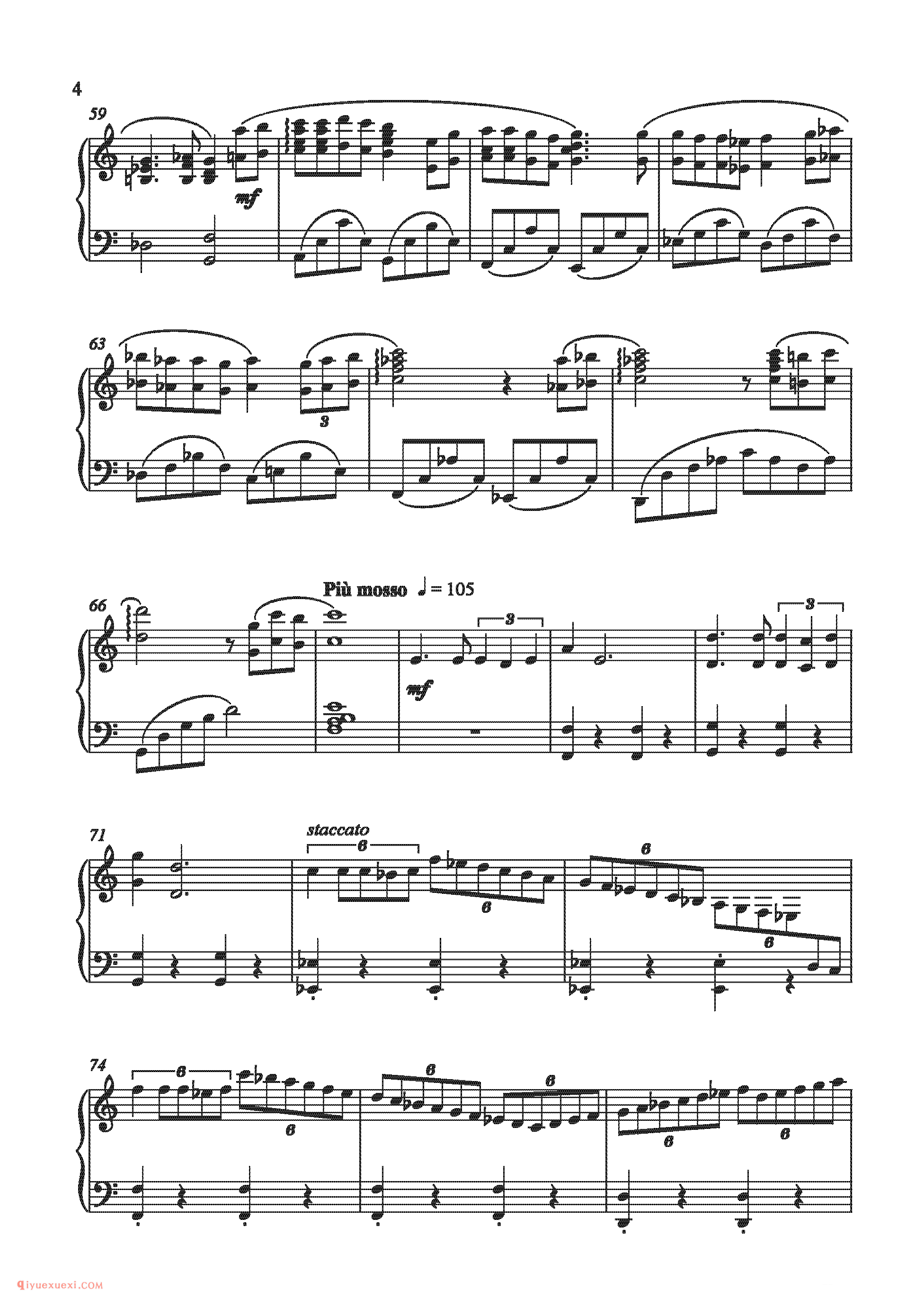 One Summers day from encore_久石让钢琴谱