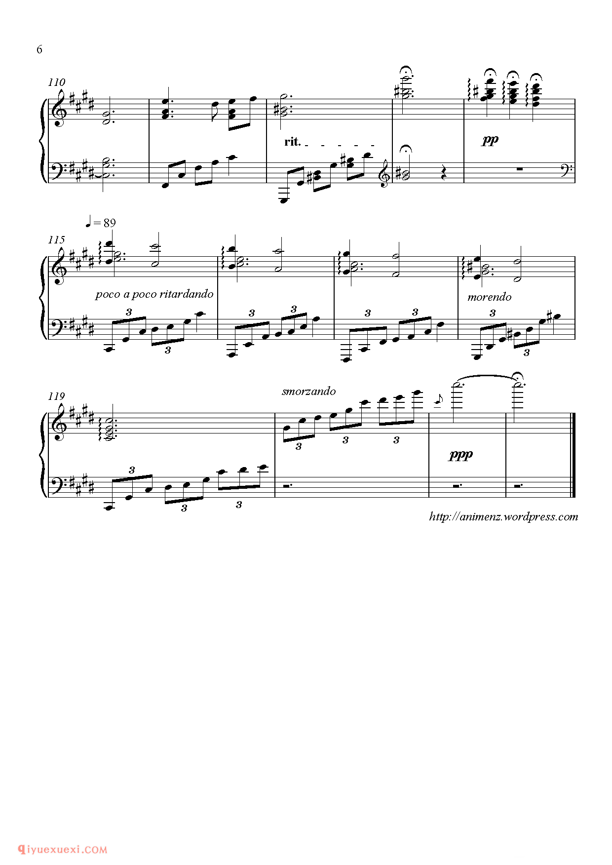 罪恶王冠 插入曲Euterpe_郭迈克(Animenz)钢琴谱
