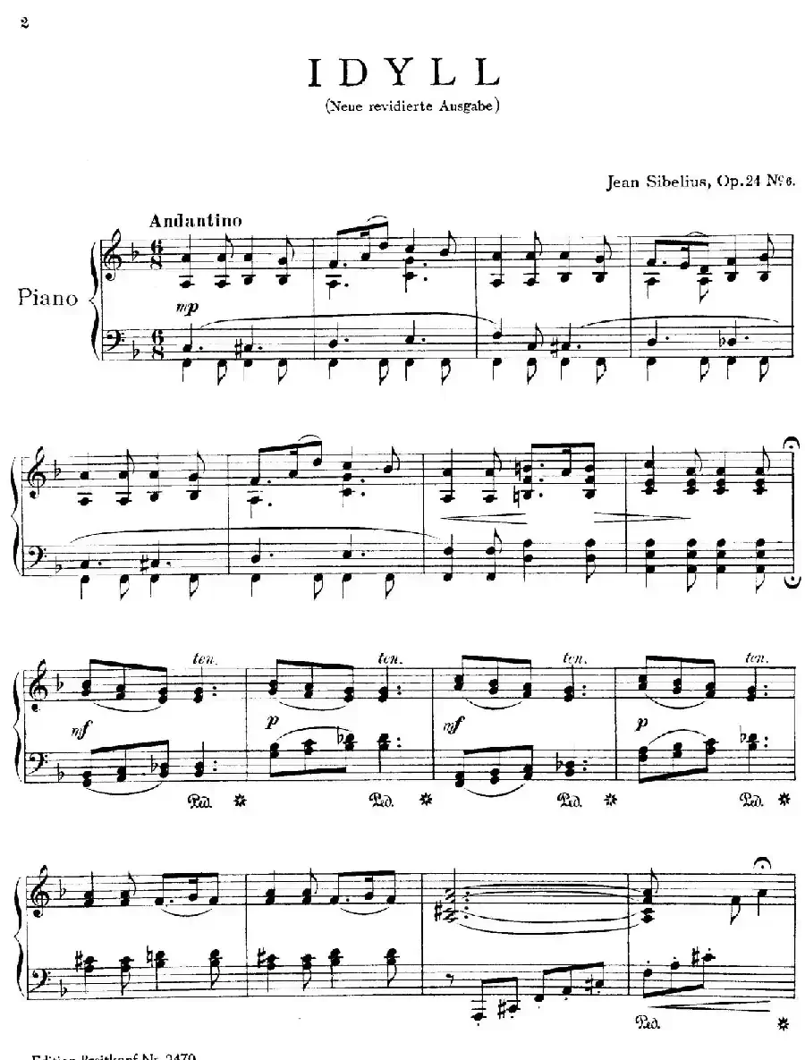 10 Pieces Op.24(10首钢琴小品 No.6)
