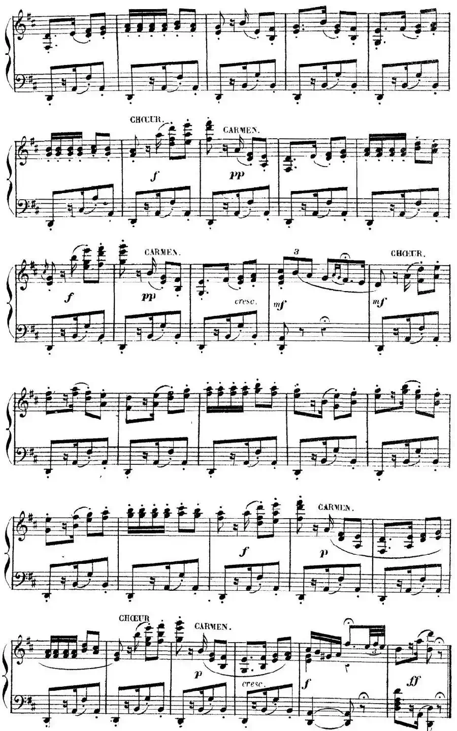 Carmen for Solo Piano(卡门全剧钢琴独奏版)(No.5)