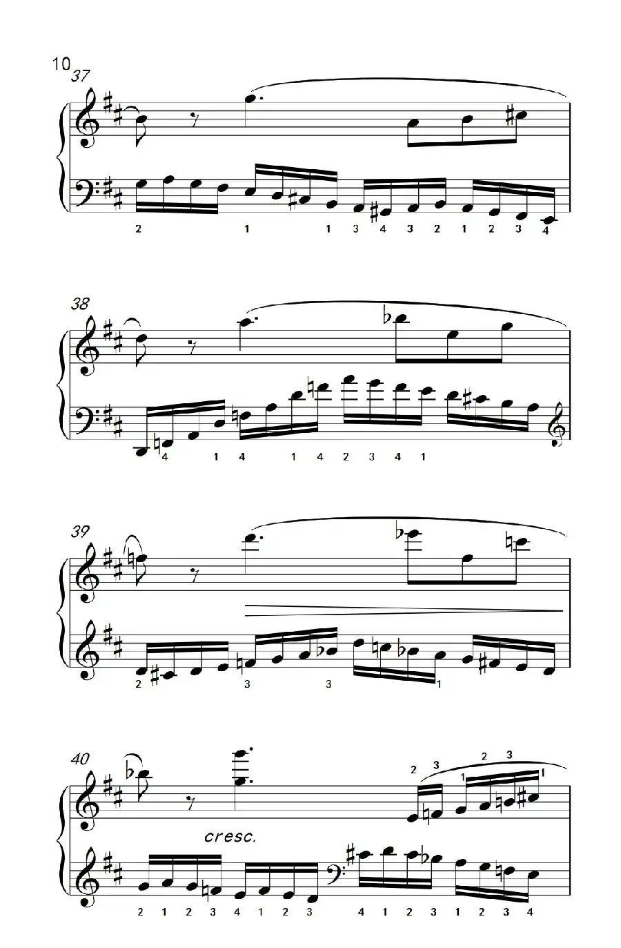 第八级2.练习曲 No.6 (中央音乐学院 钢琴(业余)考级教程 7-9级)