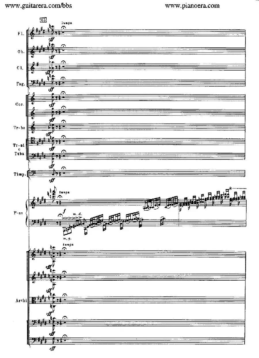 c小调第二钢琴协奏曲 Op.18(第二乐章总谱)
