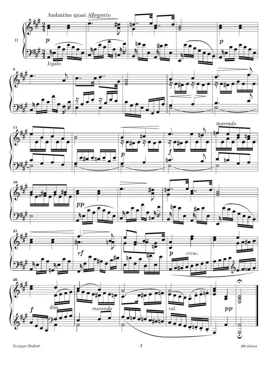 Six Pieces(6首钢琴小品·Ⅱ)