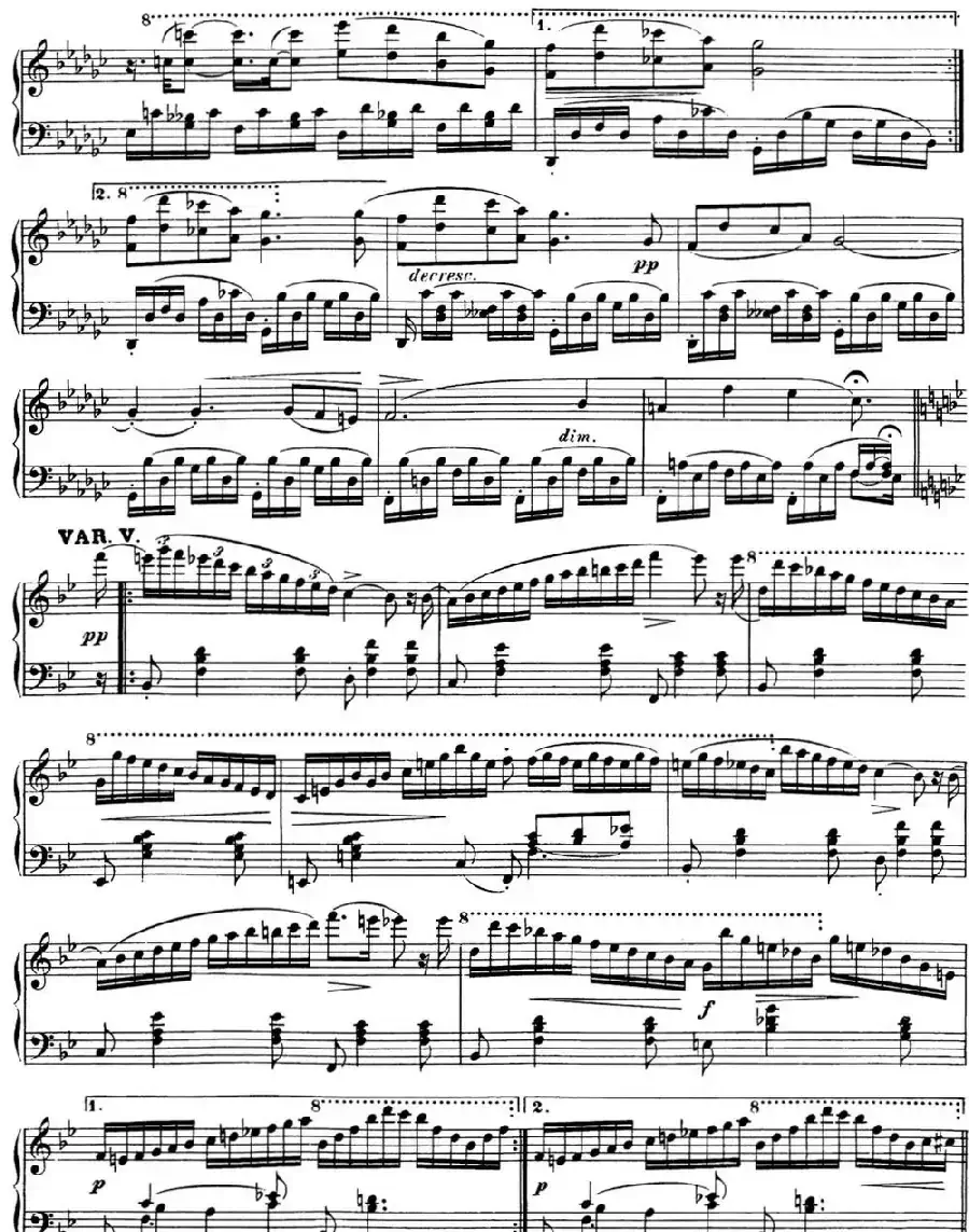 舒伯特降B大调即兴曲D.935,Op.142(NO.3)