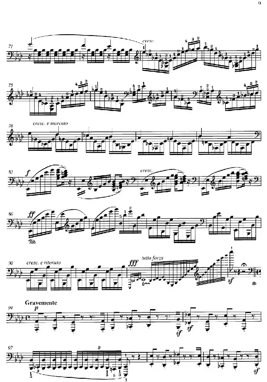 3 Grandes Etudes Op.76 No.1(3首华丽练习曲·1)