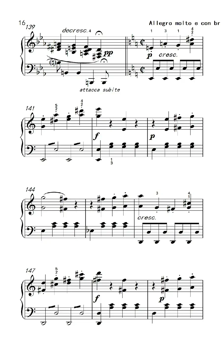 第八钢琴奏鸣曲(悲怆) 极慢的慢板序奏转辉煌的快板