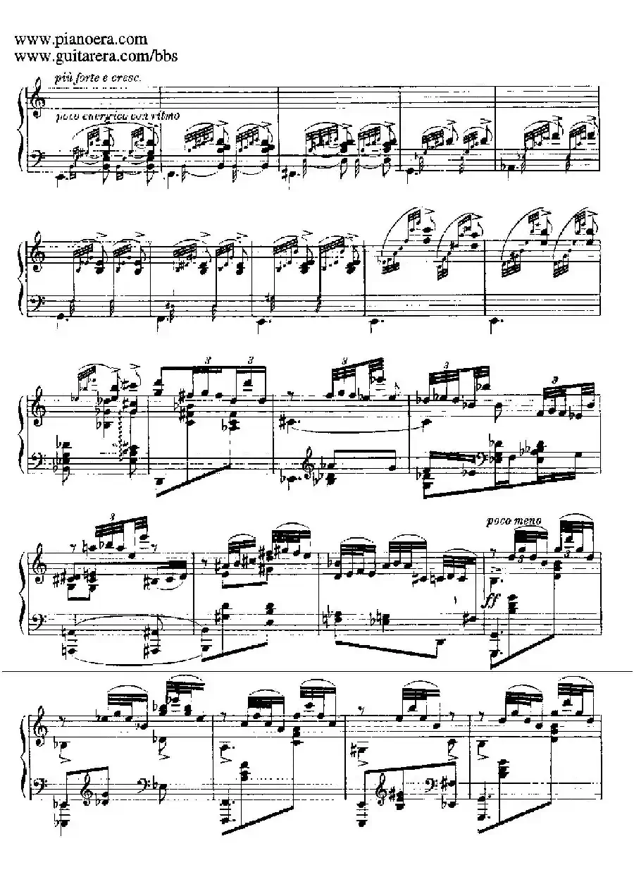Goyescas(戈雅之画)(6. 幽灵的小夜曲 Serenata Del Espectro)