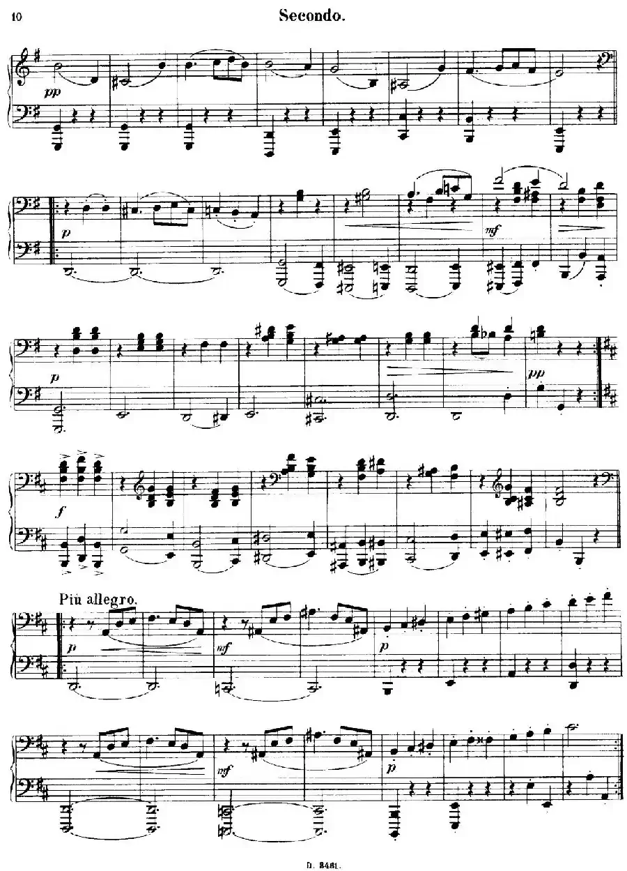 Walzer Op.3 - 4 hands(圆舞曲·四手联弹)