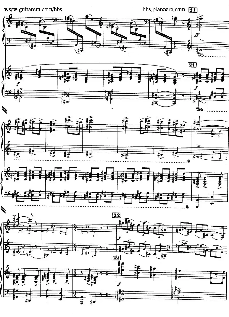 Piano Concerto in c-sharp Minor(升c小调钢琴协奏曲·第三乐章)
