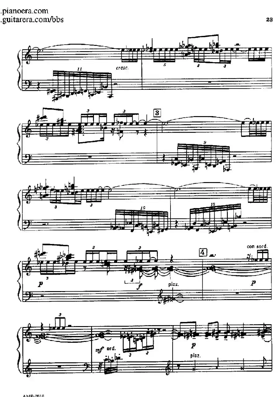 Piano Sonata(钢琴奏鸣曲· 第一乐章)