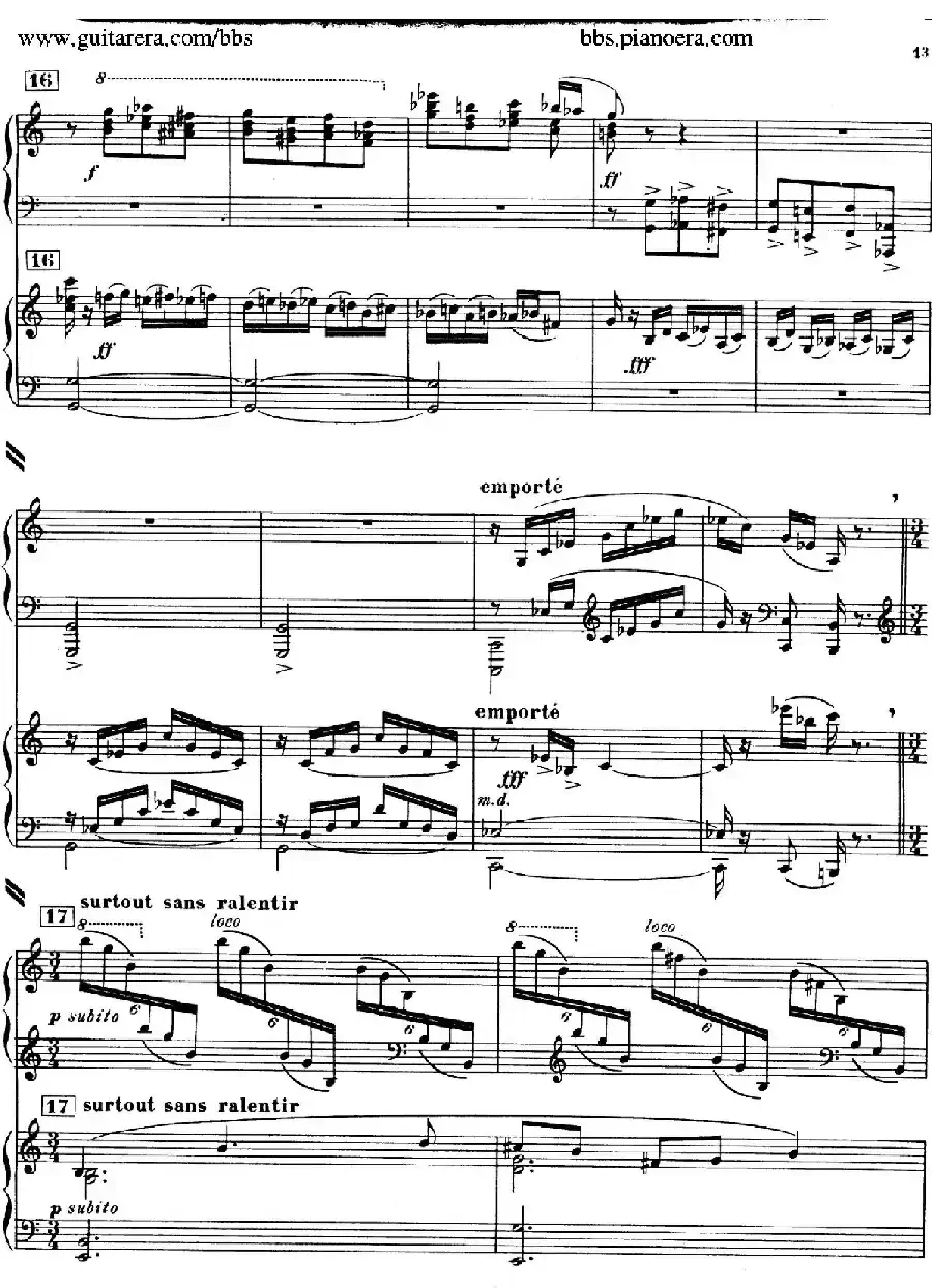 Piano Concerto in c-sharp Minor (升c小调钢琴协奏曲·第一乐章)