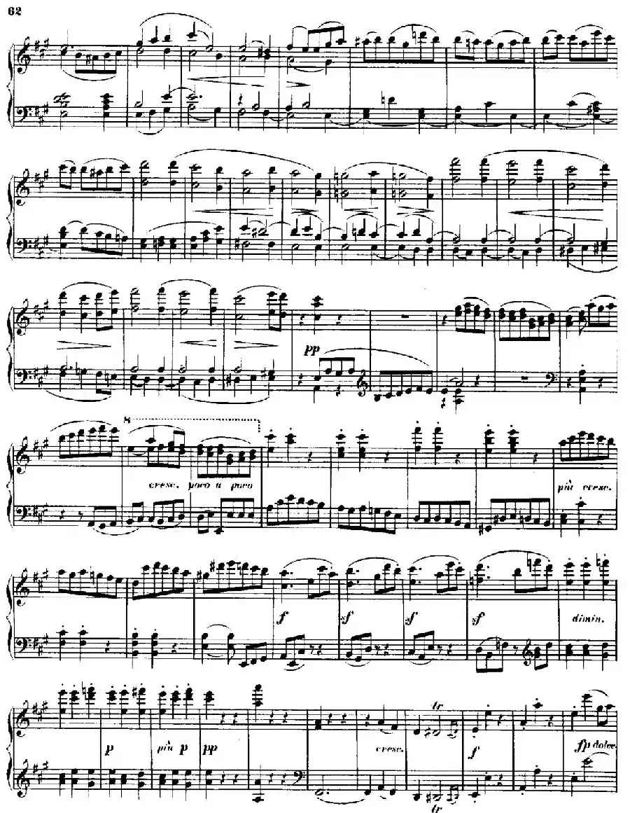 String Quartet No.15 in a Minor Op.132(a小调第十五弦乐四重奏·钢琴独奏版)