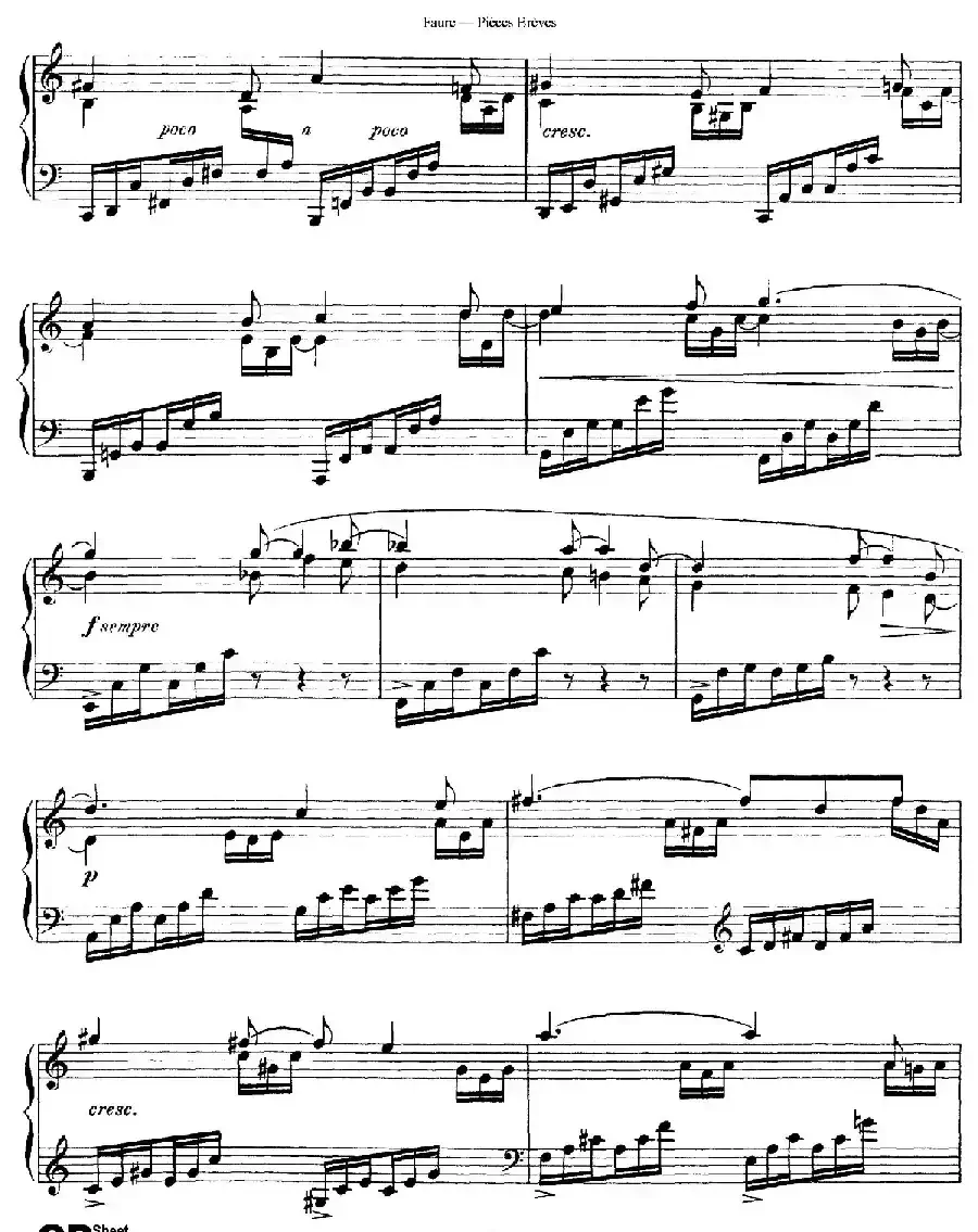 Pieces Breves Op.84(Ⅶ)