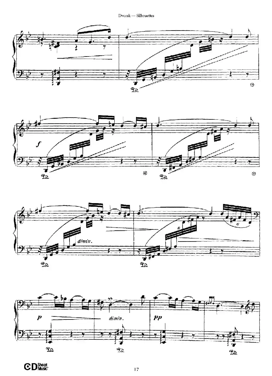 12 Silhouettes Op.8(12首剪影·6)
