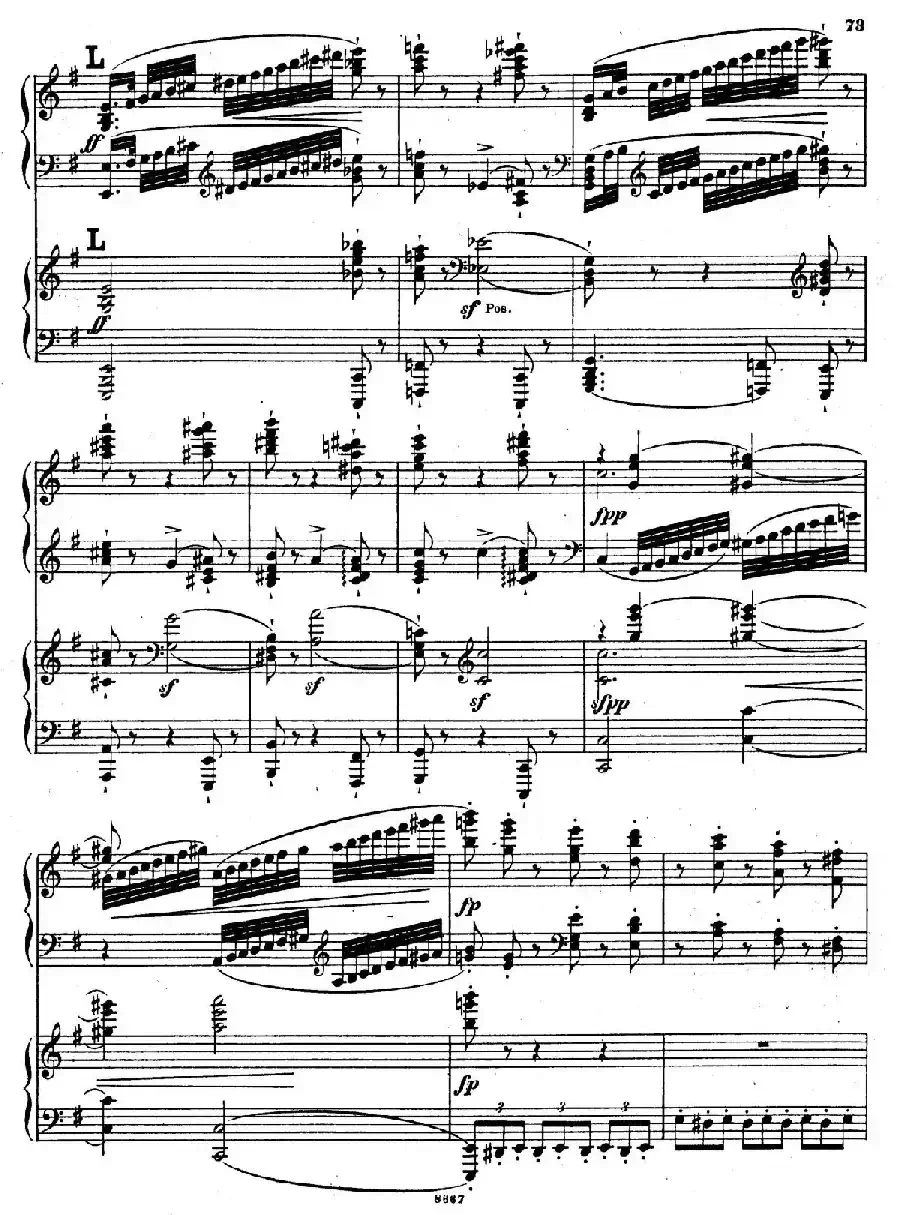 Symphony No.4 in e Minor Op.98(e小调第四交响曲·双钢琴)