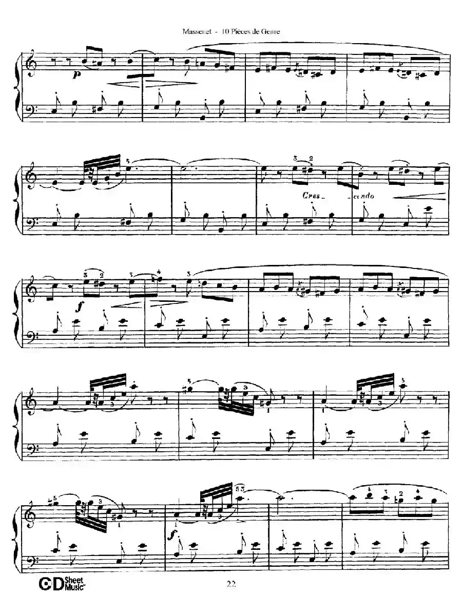 Dix Pièces de Genre Op.10(10首个性小品·Ⅵ)