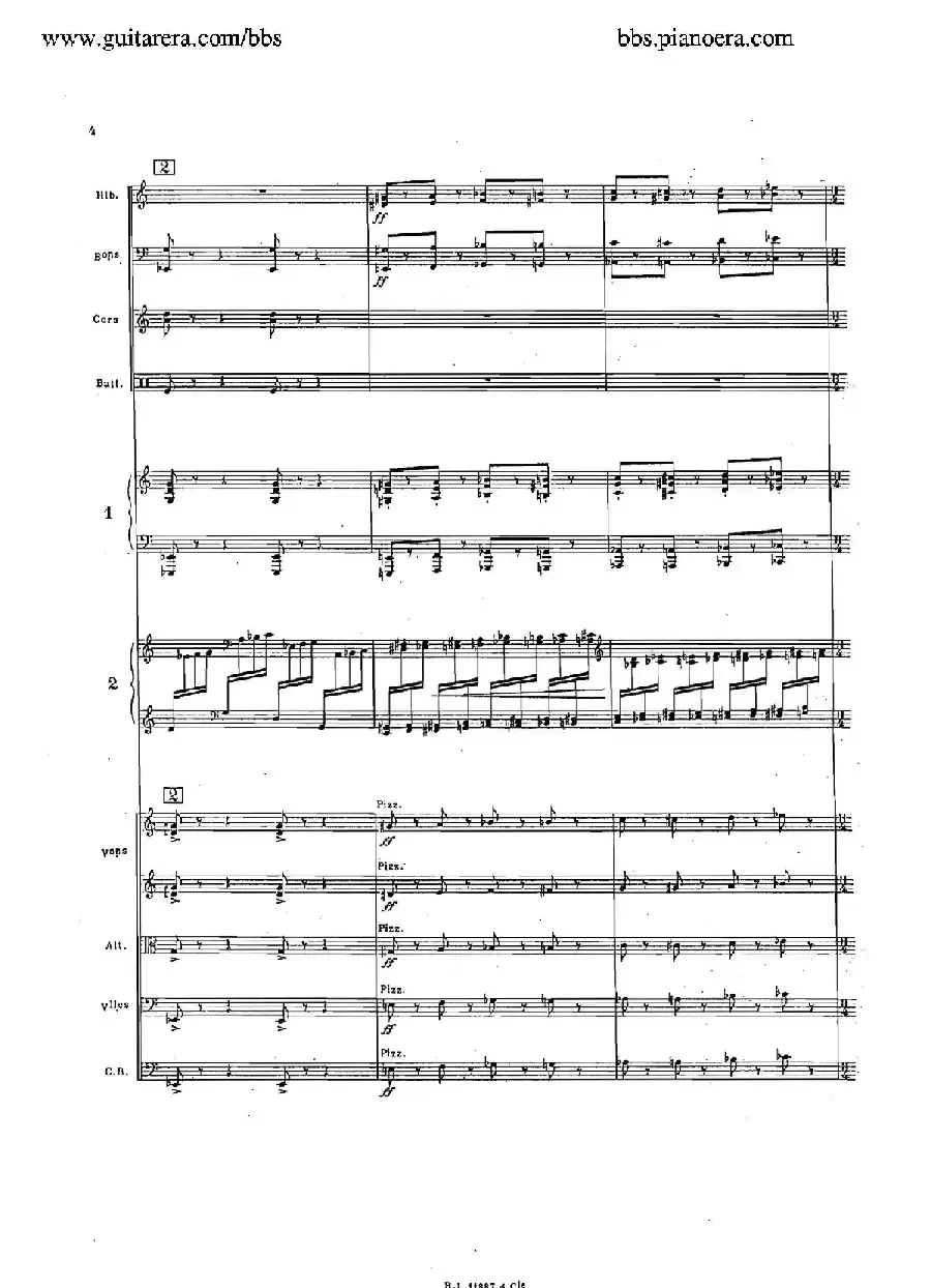 Concerto for 2 Pianos in d Minor(d小调双钢琴协奏曲·总谱)