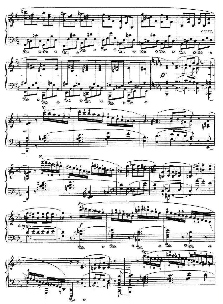 Piano Sonata No.3 in b Minor Op.58(b小调第三钢琴奏鸣曲·第四乐章)