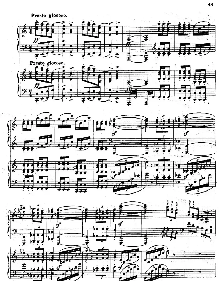Symphony No.4 in e Minor Op.98(e小调第四交响曲·双钢琴)