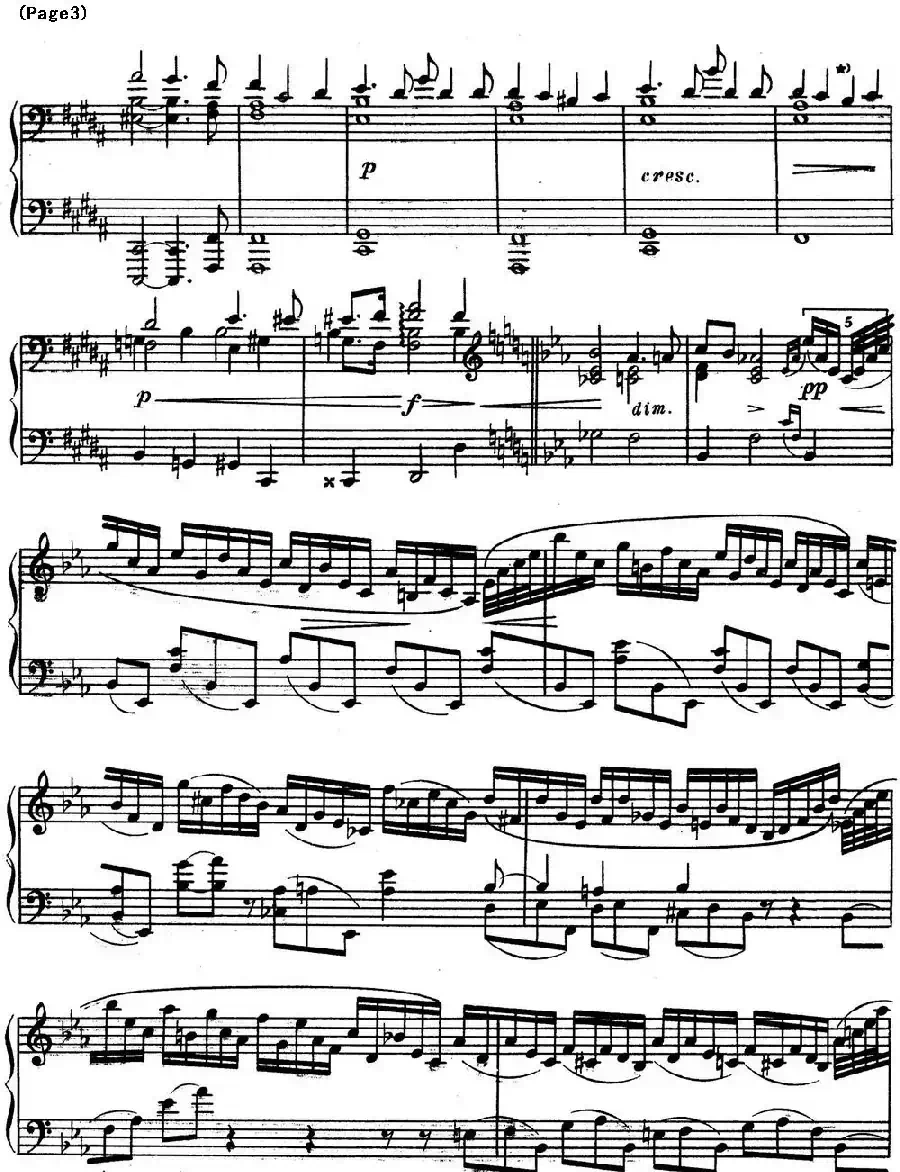 斯克里亚宾8首钢琴练习曲 Op42(No.8 Alexander Scriabin Etudes)